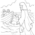 Large simple A4 colouring sheet